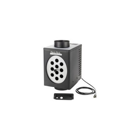 Magic Heat Magic Heat MH-6R Heat Reclaimer, 8000 to 30000 Btu, Black, For 6 in Bottom Crimp Chimney Systems MH-6R